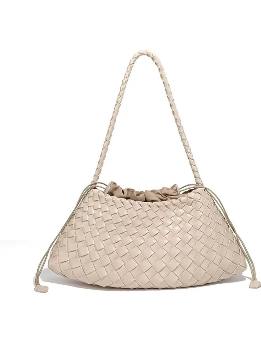 NWT Genuine Leather Woven Bag